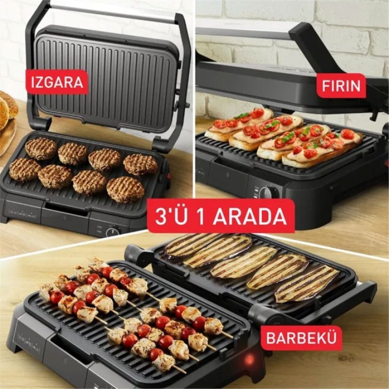 TEFAL SUPERGRILL 3 IN 1 XL IZGARA TOST MAKİNESİ