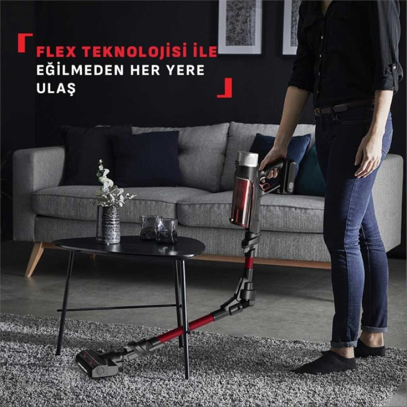 TEFAL 9.60 X-FORCE FLEX PARQUET COMPLETE ŞARJLI DİK SÜPÜRGE