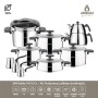 AMBOSS ENIO 18 PARÇA ÇELİK ÇEYİZ SETİ