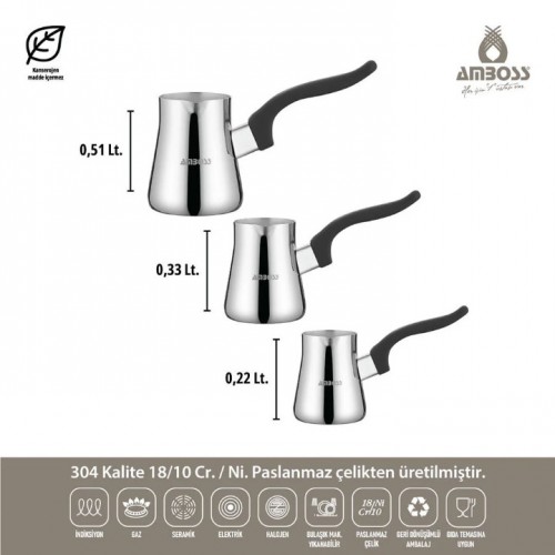 Elden Taksitle AMBOSS ENIO 18 PARÇA ÇELİK ÇEYİZ SETİ