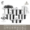 AMBOSS DIAMOND 18 PARÇA ÇELİK ÇEYİZ SETİ