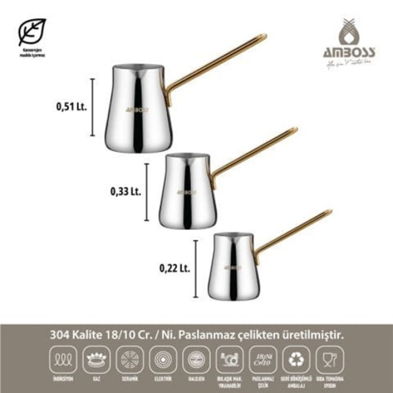 AMBOSS DIAMOND 18 PARÇA ÇELİK ÇEYİZ SETİ