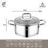 AMBOSS STRANIER 8 PARÇA SÜZGEÇLİ ÇELİK TENCERE SETİ DIA 6572