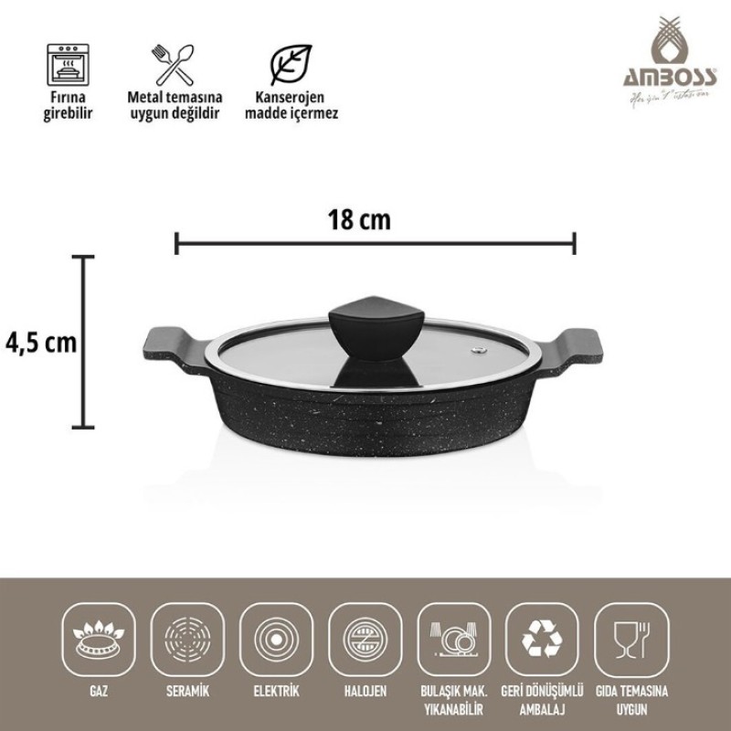 AMBOSS ASTRAL 6 PARÇA DÖKÜM OMLET SETİ