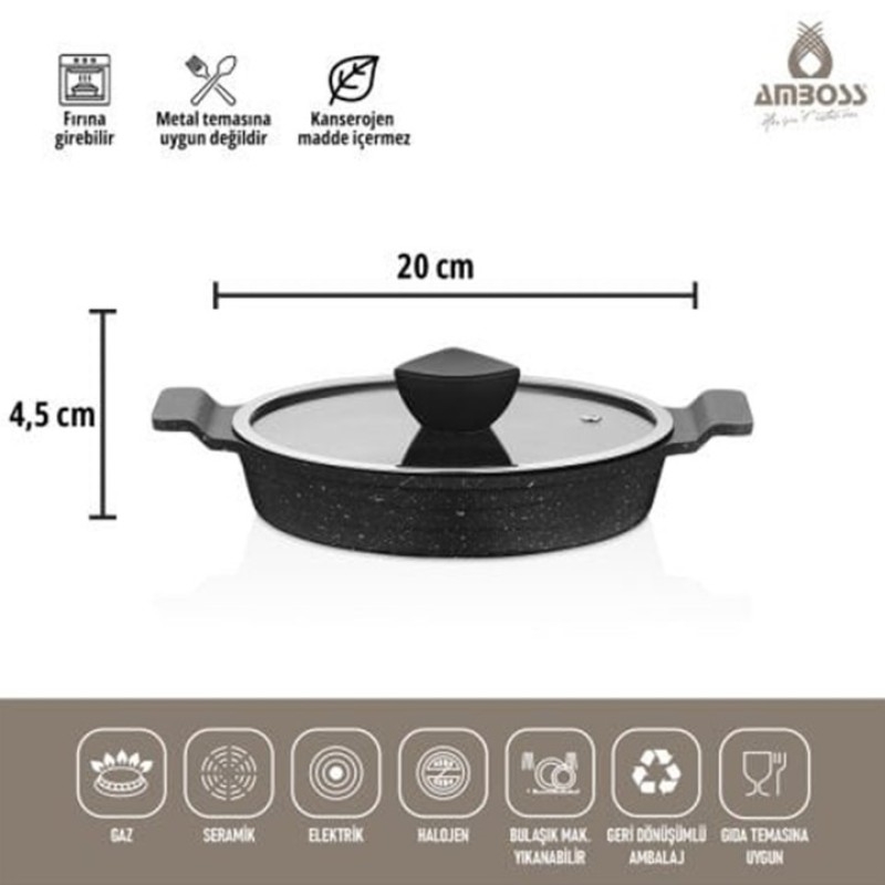 AMBOSS ASTRAL 6 PARÇA DÖKÜM OMLET SETİ