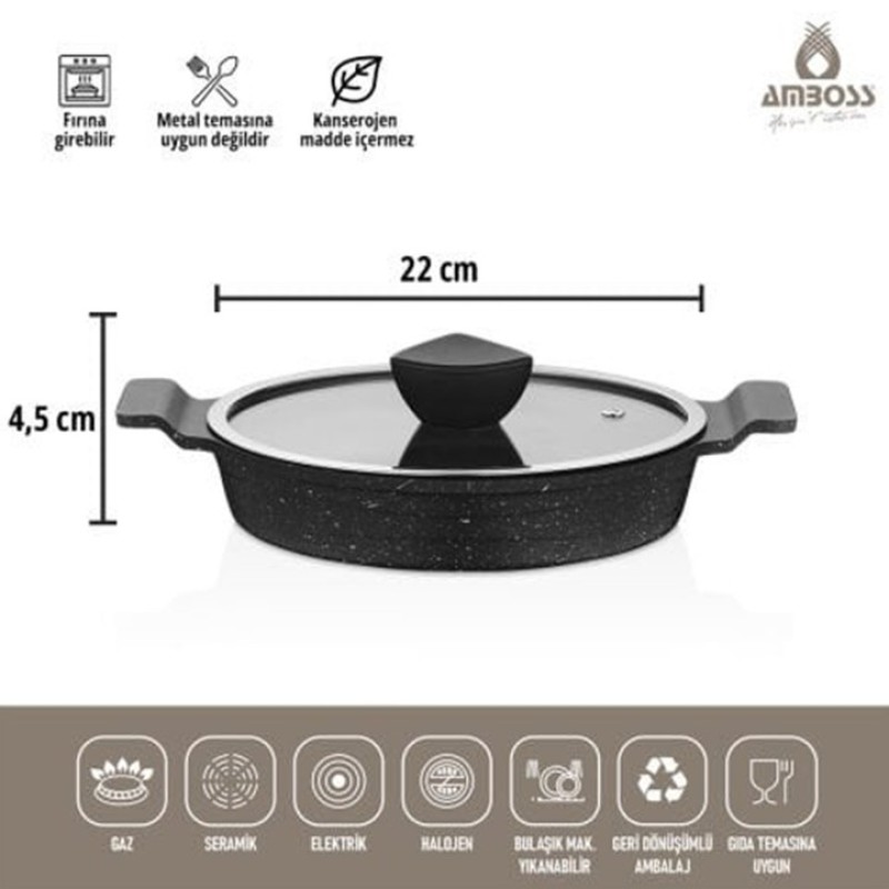 AMBOSS ASTRAL 6 PARÇA DÖKÜM OMLET SETİ