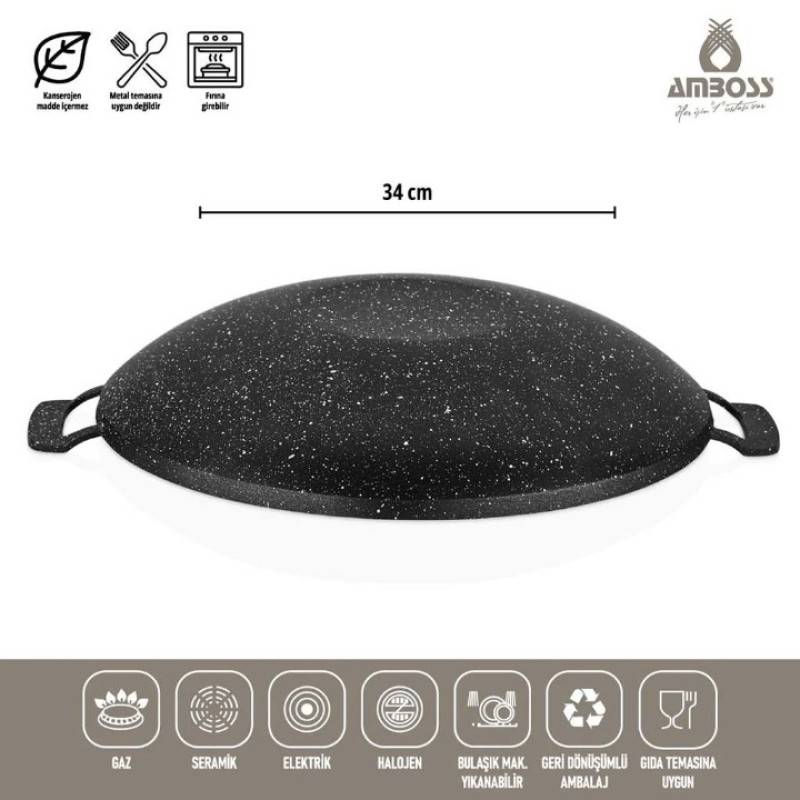 AMBOS VIOLET SAÇ TAVA 34 CM