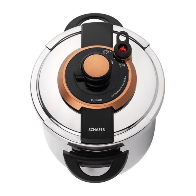 SCHAFER OPTIMA DÜDÜKLÜ TENCERE 9 L SIY01