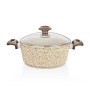 FALEZ CREAMY GRANITEC DERİN TENCERE 24 CM