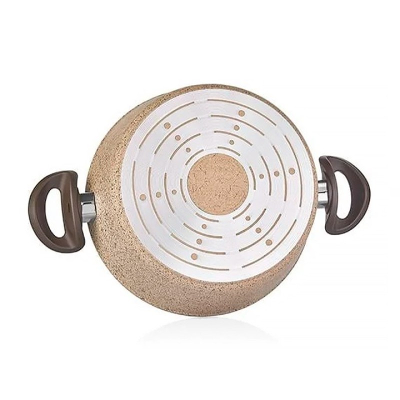 FALEZ CREAMY GRANITEC DERİN TENCERE 24 CM