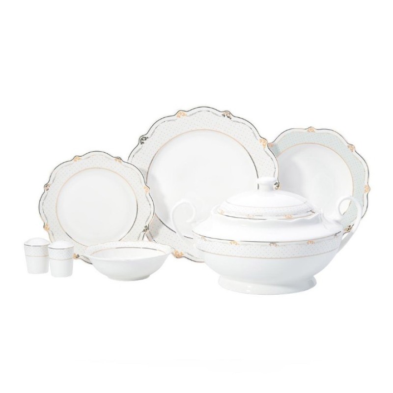 KORKMAZ ELIZA COLLECTION 60 PARÇA YEMEK TAKIMI A8246