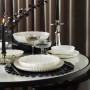 KÜTAHYA BONE LUZ FORM 52 PARÇA YEMEK TAKIMI BNLZF52YT220