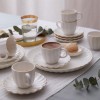 KÜTAHYA BONE LUZ FORM 12 PARÇA KAHVE TAKIMI ALTIN FİLELİ BNLZF12KT20