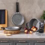 SCHAFER ETERNAL 18 CM DERİN TENCERE - 18 CM SAHAN - 18 CM TAVA  3 LÜ SET