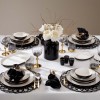 SCHAFER ADEL BLACK 56 PARÇA YEMEK TAKIMI