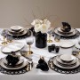 SCHAFER ADEL BLACK 56 PARÇA YEMEK TAKIMI