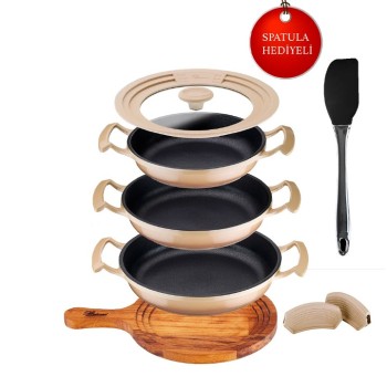 BRIONI TRY COOK 7 PARÇA SAHAN SETİ KREM