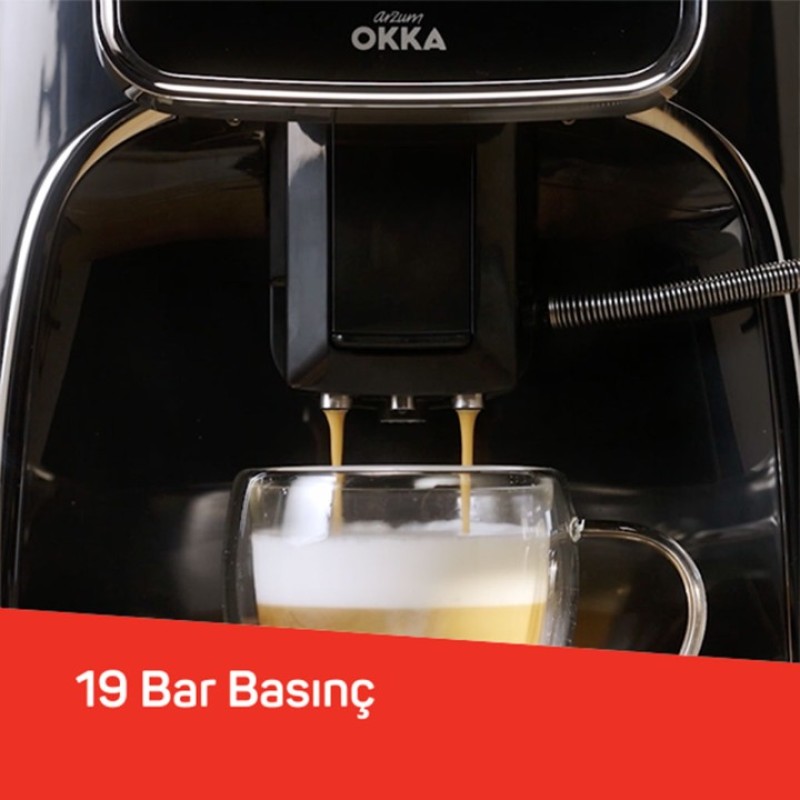 ARZUM OKKA ESPRESSO TAM OTOMATİK KAHVE MAKİNESİ OK0028-04