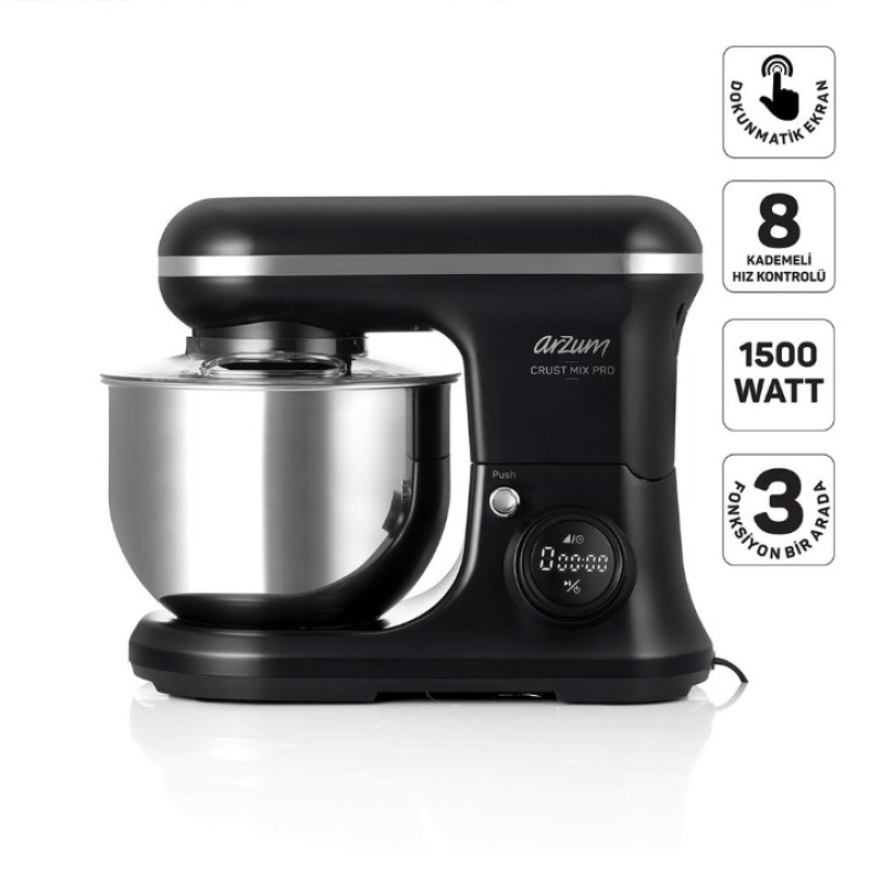 ARZUM CRUST MIX PRO STAND MİKSER AR 1186-01