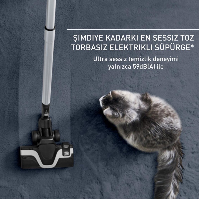 TEFAL SILENCE FORCE TOZ TORBASIZ ELEKTRİKLİ SÜPÜRGE TW7976EA
