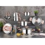 AMBOSS ENIO 18 PARÇA ÇELİK ÇEYİZ SETİ ROSEGOLD