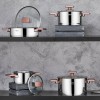 AMBOSS ENIO 18 PARÇA ÇELİK ÇEYİZ SETİ ROSEGOLD