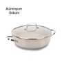 KORKMAZ GRANITA 24x6,5 CM KISA TENCERE A1854