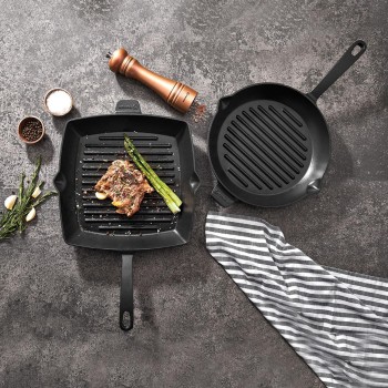 KORKMAZ CASTA KARE GRILL 26x26 CM DOKÜM TAVA