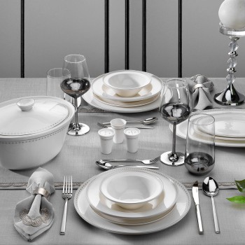 SCHAFER QUEEN CLASSY BONE 60 PARÇA YEMEK TAKIMI GUM 01