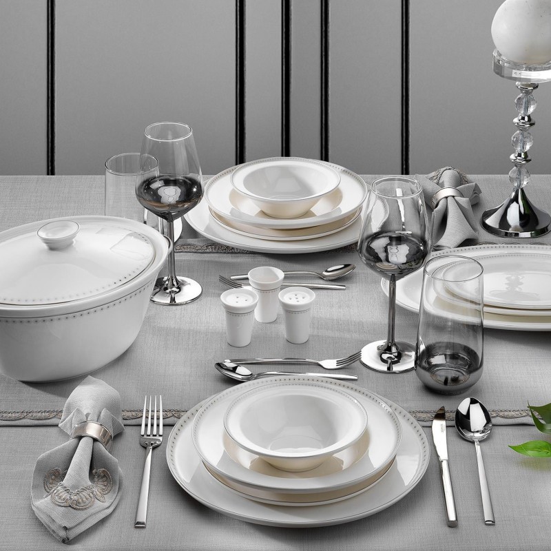 SCHAFER QUEEN CLASSY BONE 60 PARÇA YEMEK TAKIMI GUM 01