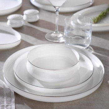 SCHAFER SUPERFINE BONE LUMIERE 56 PARÇA YEMEK TAKIMI PLATIN