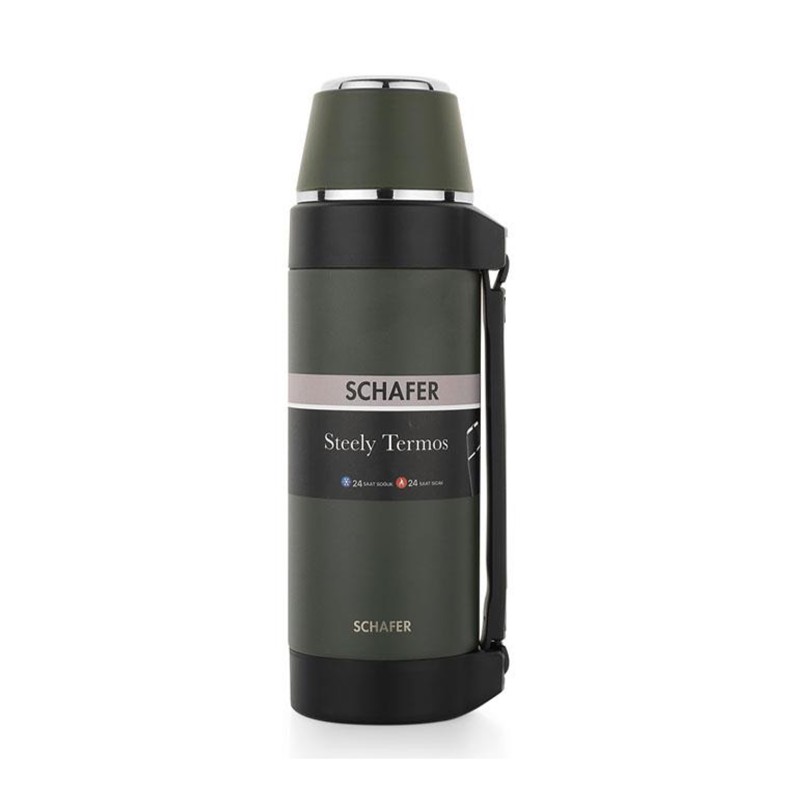 SCHAFER STEELY TERMOS 1,5 LT YEŞİL  YSL04
