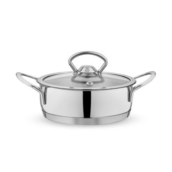 SCHAFER MICRO MİNİ BASIK 14 CM ÇELİK TENCERE