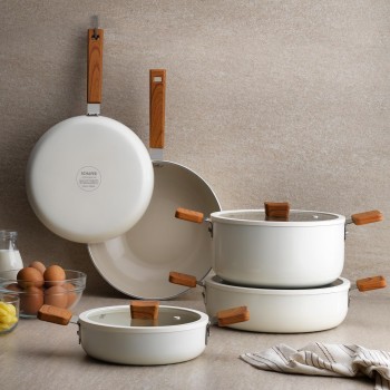 SCHAFER CERAMONI 24 CM KREM SERAMİK TAVA
