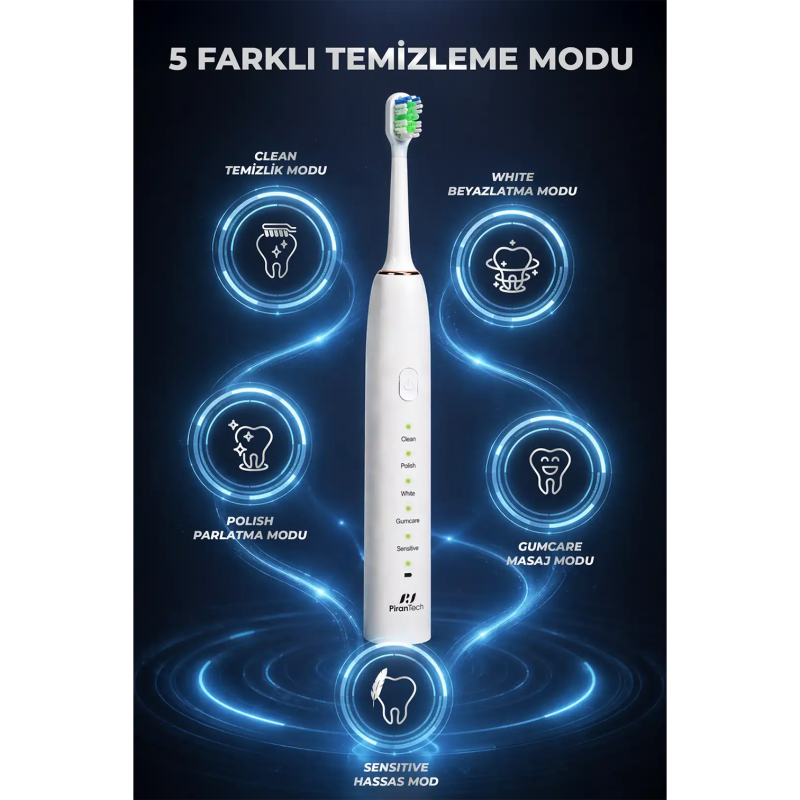 PIRANTECH ŞARJLI DİŞ FIRÇASI KD 194