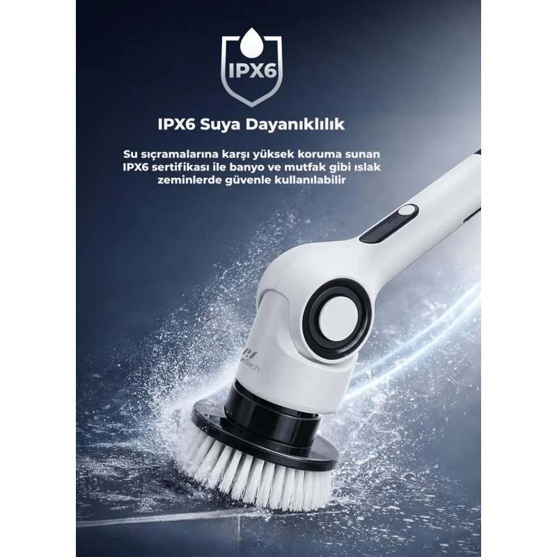 PİRANTECH ŞARJLI TEMİZLİK FIRÇASI EF 17