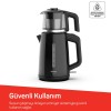 ARZUM AR3151-01 JOLLIE ÇAY MAKİNESİ-SİYAH