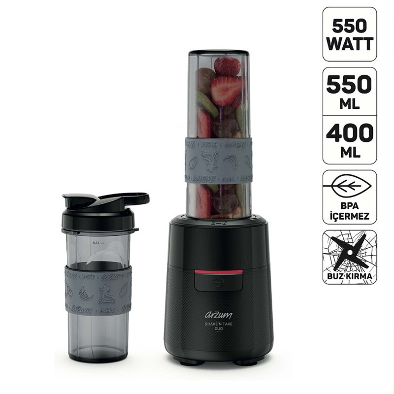 ARZUM SHAKE'N TAKE DUO KİŞİSEL BLENDER AR1192 01