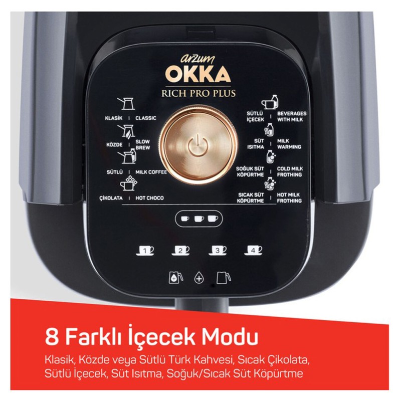ARZUM OKKA RICH PRO PLUS TÜRK KAHVESİ MAKİNESİ OK0036-04