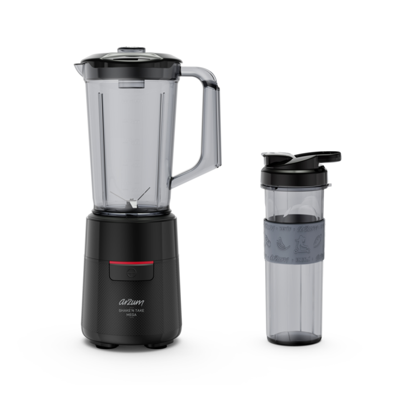 ARZUM SHAKE N TAKE MEGA SİYAH BLENDER AR1193 01