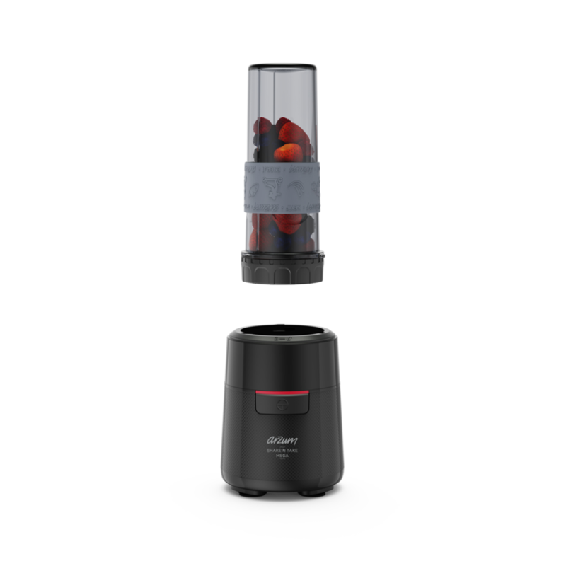 ARZUM SHAKE N TAKE MEGA SİYAH BLENDER AR1193 01
