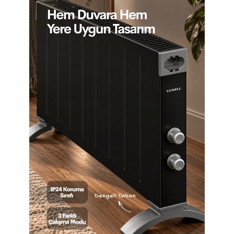 LUXELL 2947 BEYAZ KÖŞELİ KONVEKTÖR
