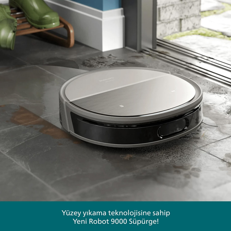 PHILIPS ISLAK VE KURU ROBOT SÜPÜRGE XU9100 10