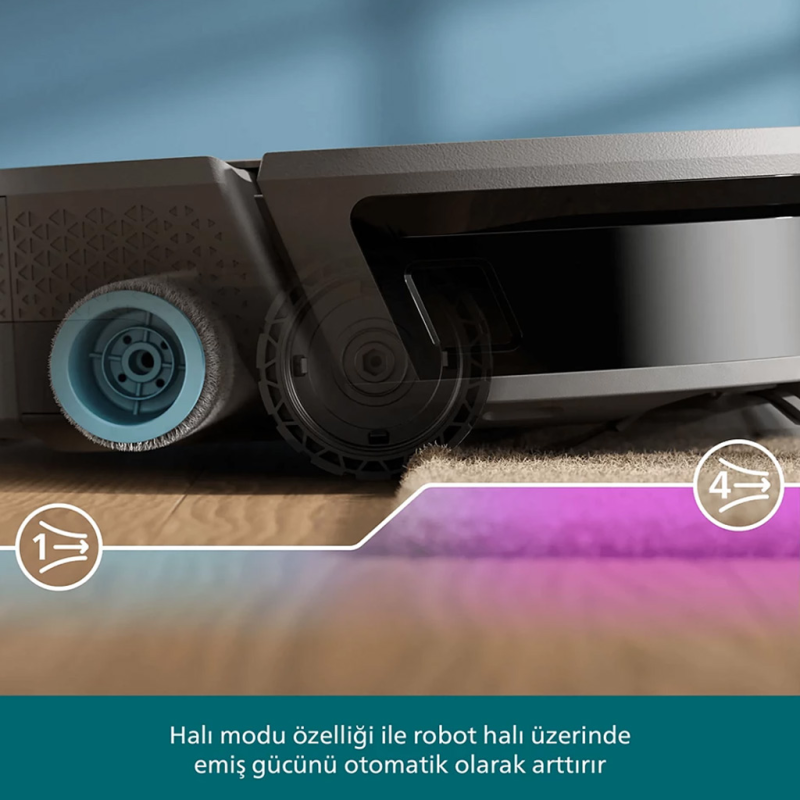 PHILIPS ISLAK VE KURU ROBOT SÜPÜRGE XU9100 10