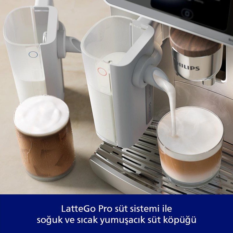PHILIPS LATTE GO TAM OTOMATİK ESPRESSO MAKİNESİ EP8757 20