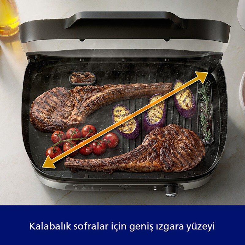 PHILIPS ELEKTRİKLİ IZGARA HD6212 90