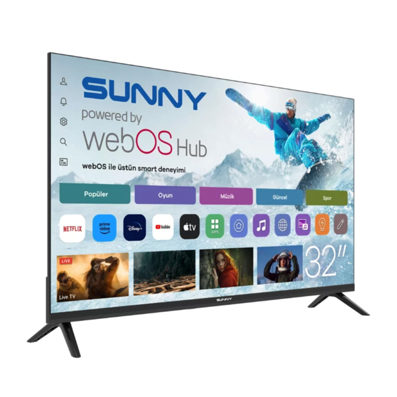 SUNNY 32" 80 EKRAN QLED WEBOS TV 32QHMLN W02S