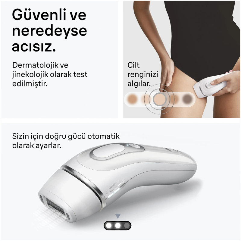 BRAUN PL3122 SILK-EXPERTL PRO 3  LAZER EPİLASYON*38410*