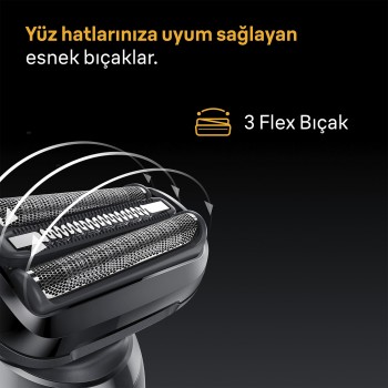BRAUN A1000 S SHAVER 52 LGHTBLU EURO TIRAŞ MAKİNESİ