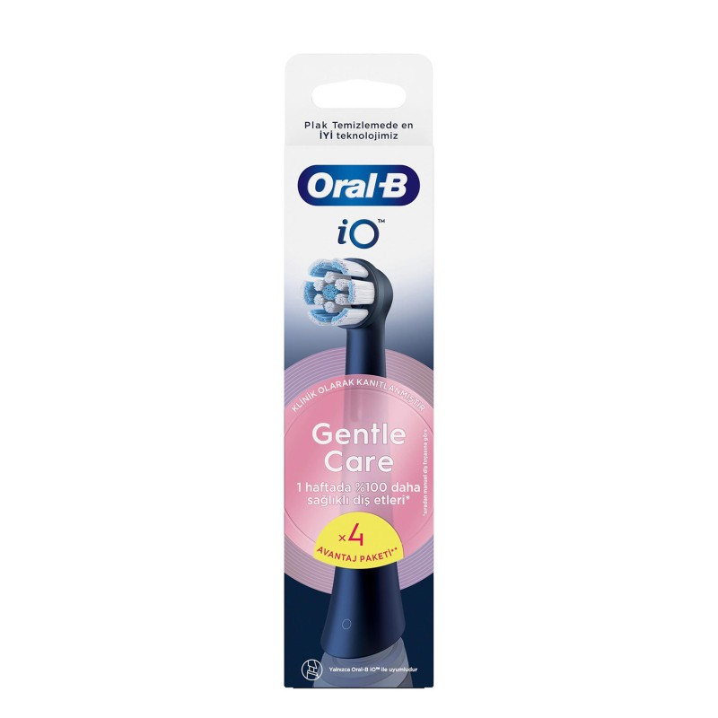 ORAL-B POC REFILL IO SENSITIVE BLACK 4 CT YEDEK BAŞLIK*98684*